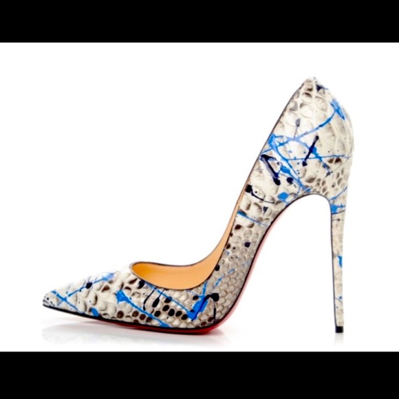 Christian Louboutin So Kate RARE Python Vulcano 120mm pumps heels - Picture 1 of 12